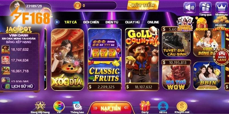 Đồ họa cực kỳ lôi cuốn của game bắn cá 68gamebai